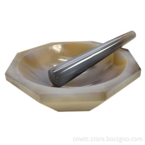Agate Mortar and Pestle for Laboratory Use